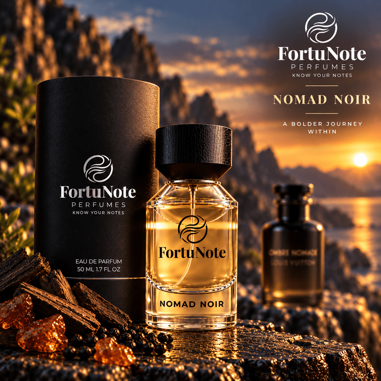Nomad Noir: Inspired by LV 0mbre Nom@d Perfume